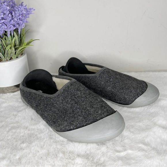 mahabis Shoes - Mahabis Classic Gray Wool Slip-on Slipper Shoes in EU Size 39 / US Size 8